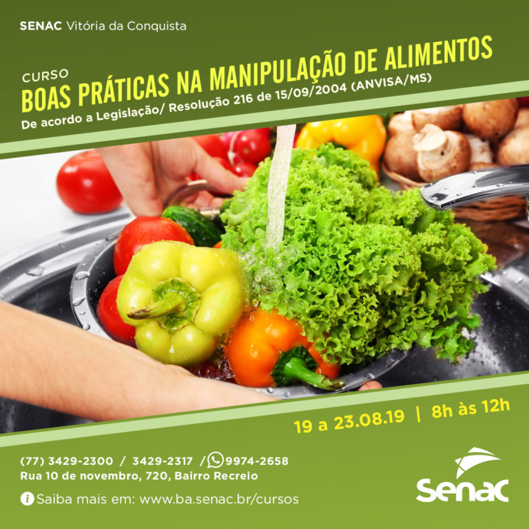 Curso Boas Pr Ticas Na Manipula O De Alimentos Edu Conquista